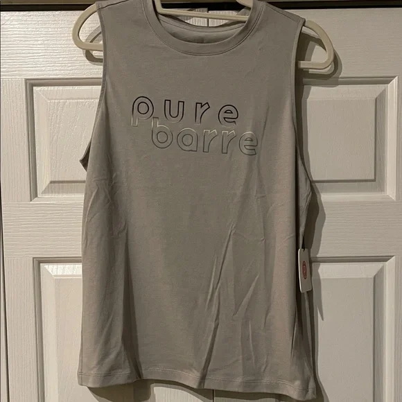 NWT Pure Barre muscle tank olive Med - Picture 1 of 3